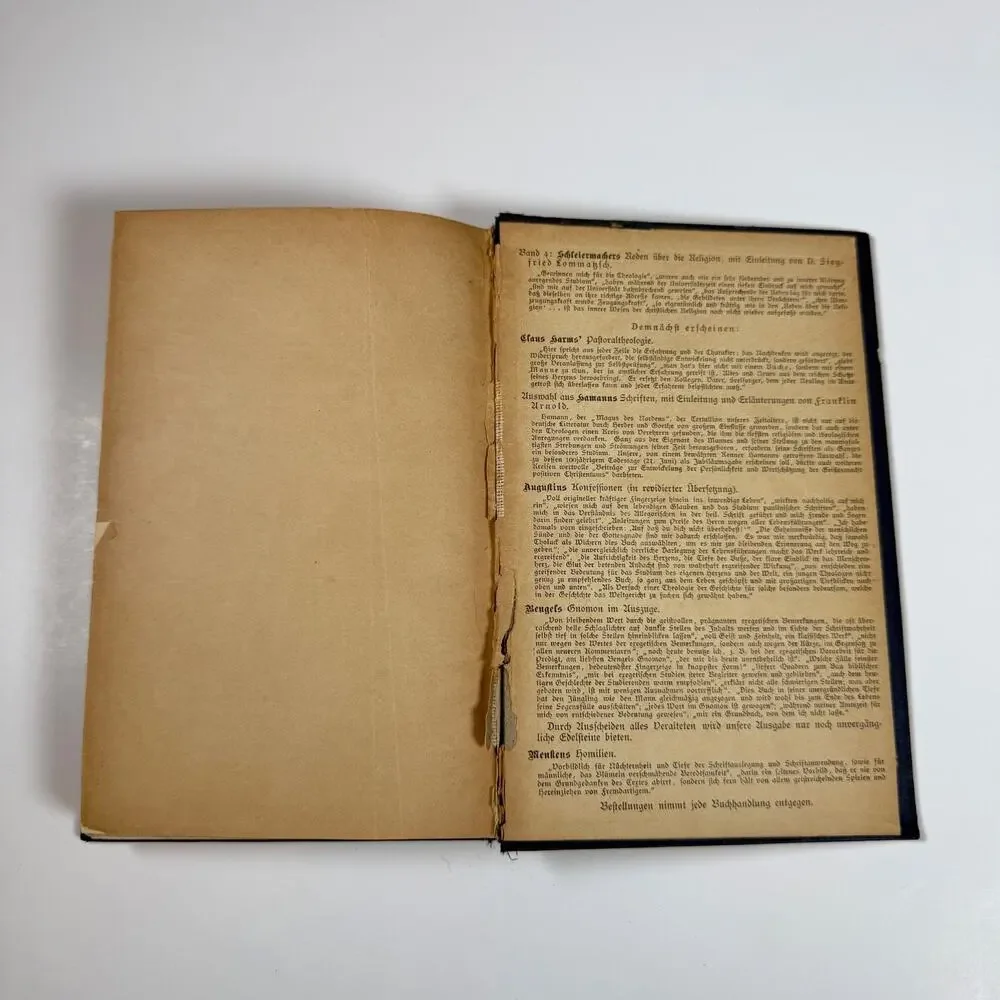 Theological Library by M Zahnolds 1888 Antique Book Ger Lng